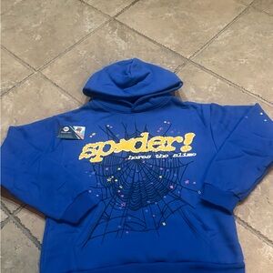 Blue TC Spider Hoodie